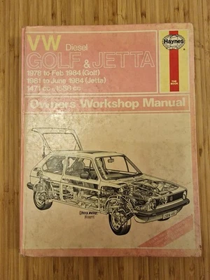 Volkswagen Golf & Jetta Diesel - 1978-1984 - Haynes Workshop Manual - Image 1 of 3