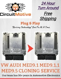 VW AUDI MED9.1 MED9.1.1  MED9.5 Ecu Cloning Service - Picture 1 of 1