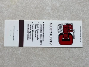 P202 Vintage Matchbook Cover Corner Tap Bar Restaurant Stockton Illinois IL - Picture 1 of 2