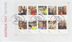 Australia Post 200 Years People First Day Cover 2009 (FDC) - Imagen 1 de 1