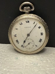 Vintage Lonville pocket watch Working  60 - Picture 1 of 8