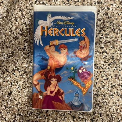Hercules VHS 1997 Disney Video Tape Masterpiecce Animation Movie VTG Clamshell Foto 1 de 2