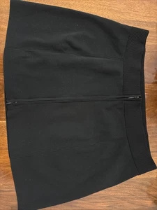 Minifalda Lululemon Tejida Acanalada Cremallera Frontal Negra XL ¡Excelente! - Imagen 1 de 8