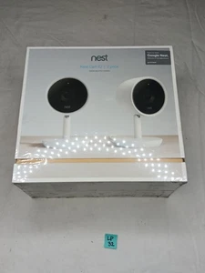 Nest Cam IQ Indoor Security Camera 2-Pack | 1080p HDR Wi‑Fi | White | NC3200US - Picture 1 of 4