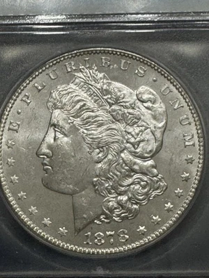 1878-s Morgan Dollar, ICG MS62, Nice, Free Shipping - Image 1 of 3
