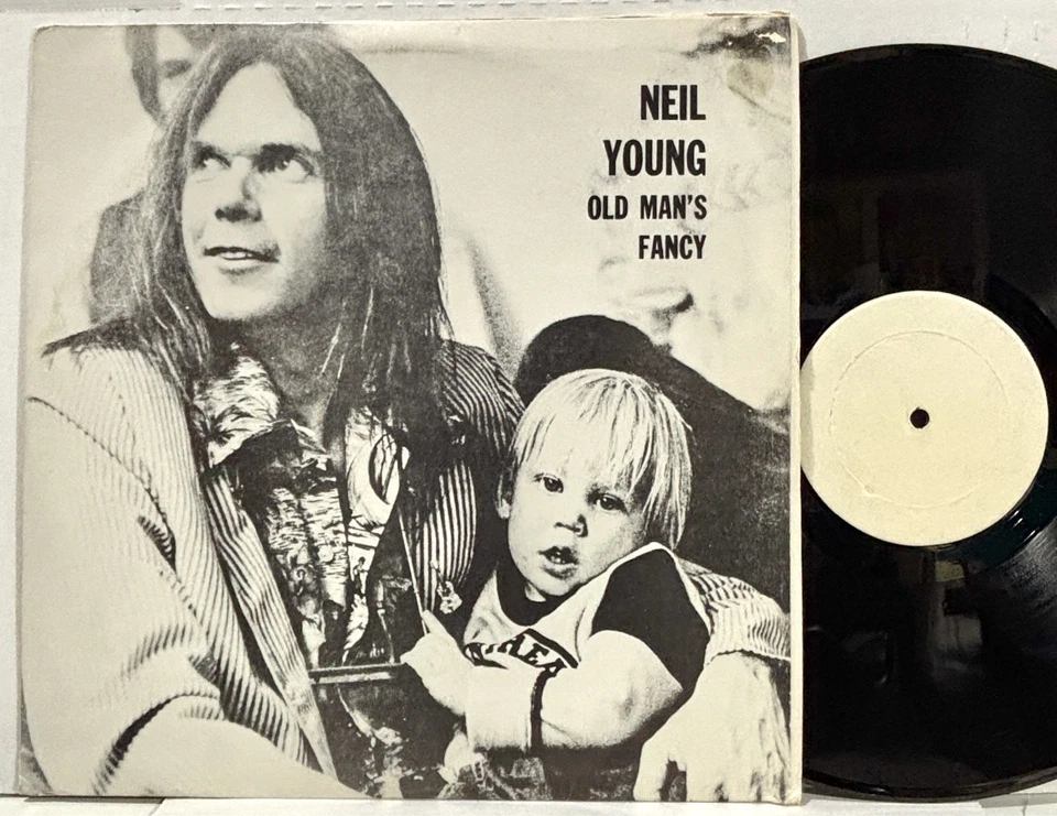 NEIL YOUNG Old Man's Fancy double LP 1976 L.A. Forum & Santa Monica Civic Aud. - Image 1 of 2