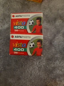 AGFA Vista 400/100 Film 2 Sealed Exp. 07/2006 35mm ISO 36exp. Freezer Stored. - Picture 1 of 3