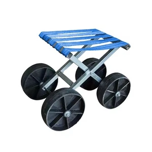 Gardening Stool with Wheels Fishing Chair for House Cleaning Car Repair Shed - Picture 1 of 7