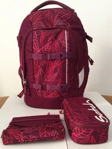 Satch Schulrucksack Set 3tlg., mit Federtasche und Schminktäschchen - Bild 1 von 21