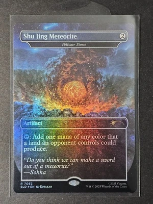 MTG Shu Jing Meteorite Foil R 7062 Secret Lair: Avatar: The Last Airbender Bonus - Image 1 of 2