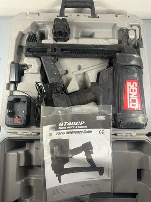 SENCO 混凝土 Pinner GT40CP 带电池、充电器、保护壳 — 第 1/2 张图片