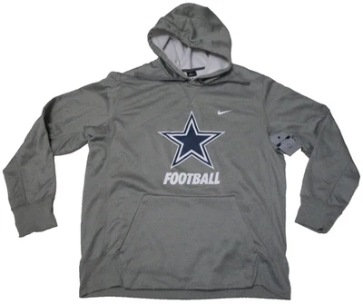 Nuevo DALLAS COWBOYS Nike Therma Fit Sudadera Manga Larga SUDADERA CON CAPUCHA Para hombres XL NUEVO CON ETIQUETAS Foto 1 de 4