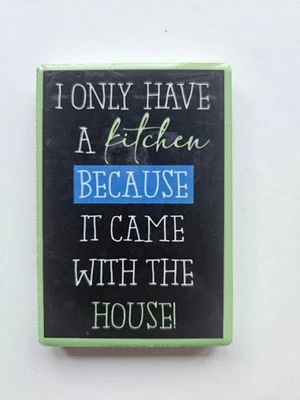 Solo tengo una cocina porque vino con el imán de cerámica para nevera de la casa Foto 1 de 2