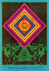 BIG BROTHER & THE HOLDING CO-CHARLATANS-BLUE CHEER poster Avalon Ballroom FD055 - Picture 1 of 1