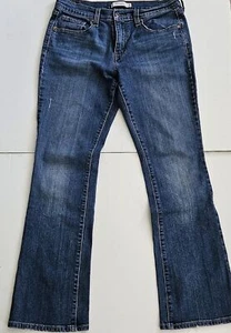 Levis 515 Bootcut Size 8 / 29x30 Womens Stretch Cotton Denim Blue Jeans - Picture 1 of 7