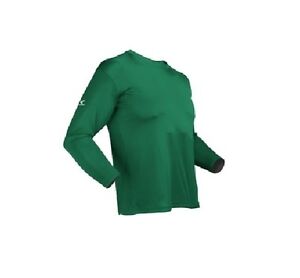 Easton Spirit Long Sleeve Green Baseball Jersey Many Sizes Bio-Dri UV Protection