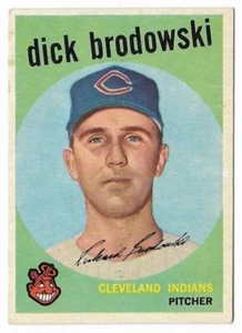DICK BRODOWSKI 1959 Topps #371 Cleveland Indians SALE GOES TO GOOD CAUSE π₯βΎπ₯ - Picture 1 of 2