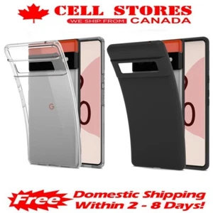 Ultra Thin Soft TPU Bumper Back Cover Case for Google Pixel 6 7 7A 8 Pro 8A - Foto 1 di 4