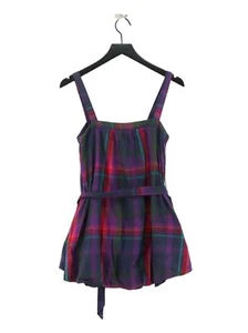 Jack Wills Women's Midi Dress UK 8 Multi 100% Cotton Skater Dress - Picture 1 of 5