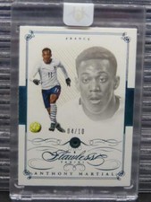 2015-16 Panini Flawless Anthony Martial Gems Authentic Sapphire #04/10 France