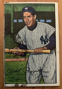 NEW YORK YANKEES: 1952 Bowman #52 Phil Rizzuto (HOF) - Low-Grade *Stain* - Picture 1 of 1