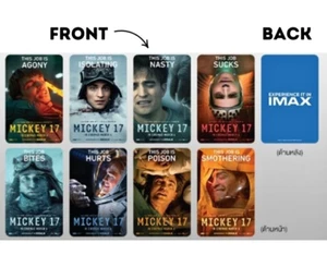 Movie Ticket Collectible MICKEY 17 Character Card IMAX Cinema Robert Pattinson - Bild 1 von 2