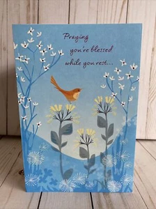 Get Well Praying You’re Blessed While You Rest May God Help You Feel Better Card - Picture 1 of 7