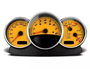 Yellow Gauge Face Color Change for Style 2 - Addon (S2-16) - Picture 1 of 1
