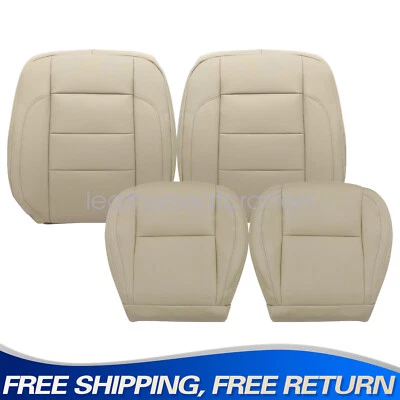 Fits 1998-2005 Lexus GS300 GS400 GS430 Front Bottom / Top Seat Cover Ivory Tan Foto 1 de 4