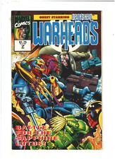 Warheads #7 VF+ 8.5 Marvel UK Comics 1992 vs. Death's Head II