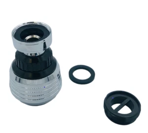 SIROFLEX 2785 ROMPIGETTO AERATORE DOCCETTA CROMATO CON SNODO E ADATTATORE - Foto 1 di 4