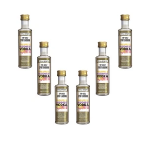 6X Still Spirits Top Shelf Piña y Fruta de la Pasión Vodka 50 ml hace 2,25 litros - Imagen 1 de 3