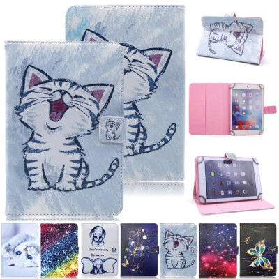 For XGODY 7" 10.1''inch Tablet Case Universal Folding Folio Leather Stand Cover - Image 1 of 4