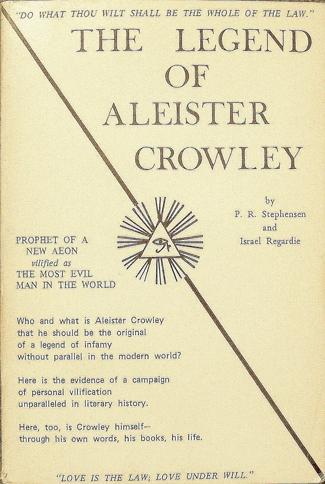 Aleister Crowley - The Legend - 1970, Revised And Enlarged - PB First Edition Foto 1 de 4