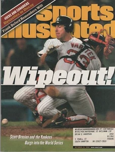 BASEBALL Magazine  (1999) NY YANKEES World Series "Wipeout Jason Varitek Red Sox - Picture 1 of 1