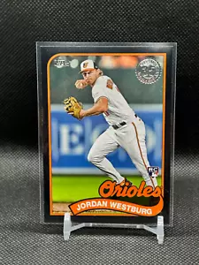 2024 Topps Series 1 -89 Topps Baseball Black #89B-38 Jordan Westburg 50/299 (RC) - Picture 1 of 2
