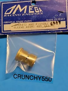 OMEGA Racing Engines ABC Piston Sleeve Assembly: 485, 487 OMA9412 Vintage RC - Picture 1 of 4