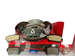 KIT DISCHI+PATTINI FRENO ANT- POST BREMBO FOR AUDI Q5 2.0TDI QUATTRO CV170 - Imagen 1 de 11