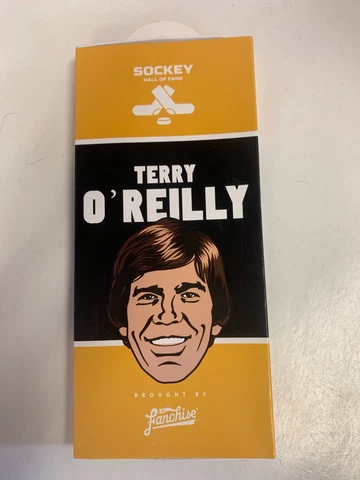 TERRY O' REILLY  Sockey Hall Of Fame Original SOCKS One Size (BRAND NEW)  Bruins Cover