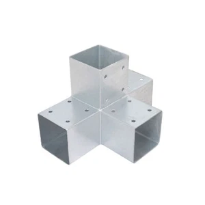 HOLZVERBINDER HEB-033 T-MODELL MIT DOPPELTER VERLÄNGERUNG FÜR 70x70 MM BALKEN - Bild 1 von 4