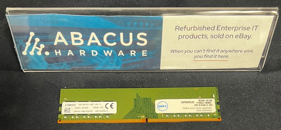 SNPM0VW4C/8G 288-Pin DDR4 UDIMM 2400MHz RAM - Image 1 of 1