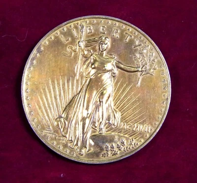 Repllica US Eagle Twenty Dollar Coin- 3 inch Dia. - Image 1 of 2