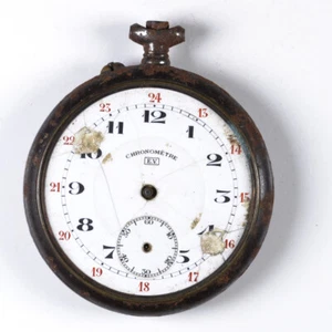 EV Vintage Chronometre Pocket Watch 50 mm - Da riparare to repair - Picture 1 of 7