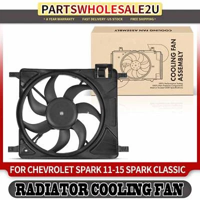 Вентилятор охлаждения радиатора в сборе с плащаницей для Chevrolet Spark Spark Classic 1,2 л - Изображение 1 из 4