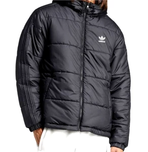 NEW MENS ADIDAS ORIGINALS REVERSIBLE TREFOIL PADDED JACKET ~SIZE LARGE #IL6116 - Picture 1 of 7
