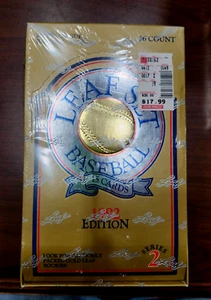 Leaf 1992 Edition Series 2 Factory Sealed Box - 540 Total Cards - Rookies - Picture 1 of 6