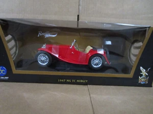 YATMING/92468 1947 MG TC MIDGET IN RED FREE SHIP - Picture 1 of 1