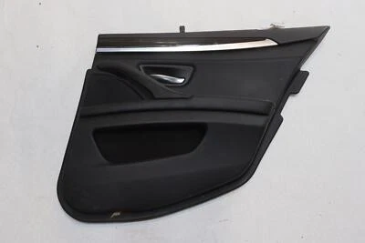 2011-2016 BMW 535I F10 REAR RIGHT SIDE DOOR PANEL TRIM BLACK LEATHER OEM - Image 1 of 3