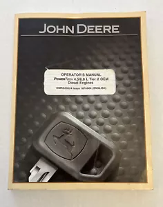 John Deere Operators Manual Power Tech Plus 4.5 & 6.8 L Mech. OEM Diesel Engines - Picture 1 of 6