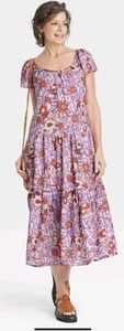 Knox Kleid Rose Lila Blumen Damen Größe M Medium - Bild 1 von 10